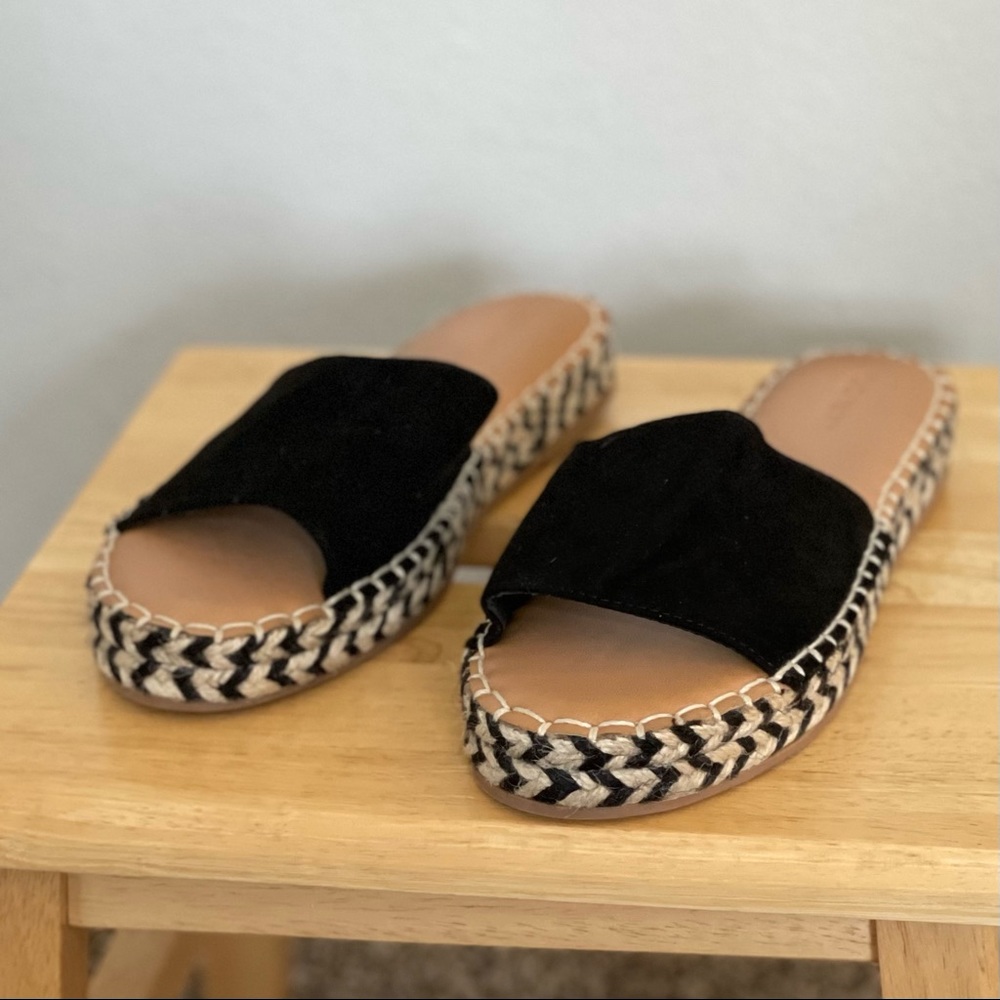 BRAND NEW OLD NAVY ESPADRILLE SLIDES SIZE 7